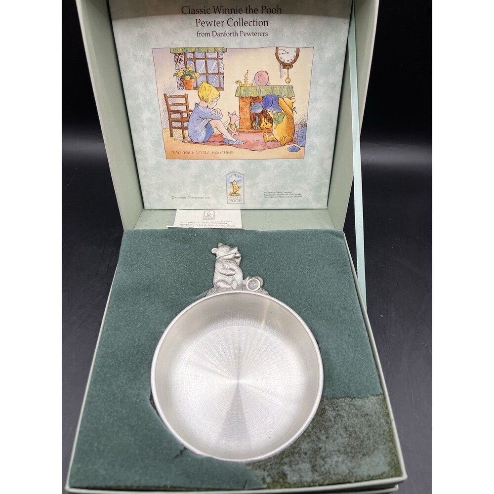 Dansforth Pewter Classic Winnie The Pooh Bowl Dish Trinket Boxed Disney